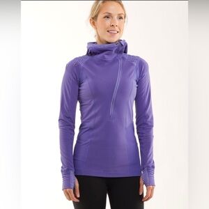 Lululemon Run: For It Pullover Hoodie – Persian Purple – Size 2